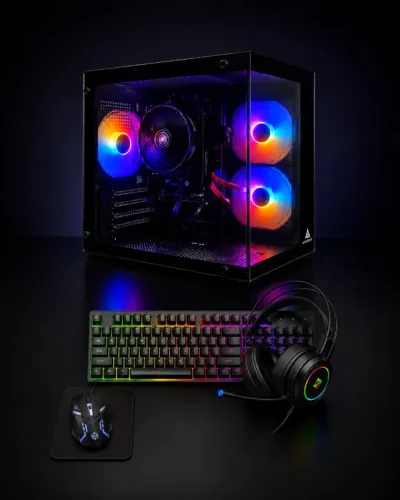 PC Gamer I5 8gb RAM, Ssd 120gb, HD 500gb + Kit Gamer Periféricos