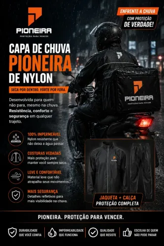 Capa de chuva pioneiro