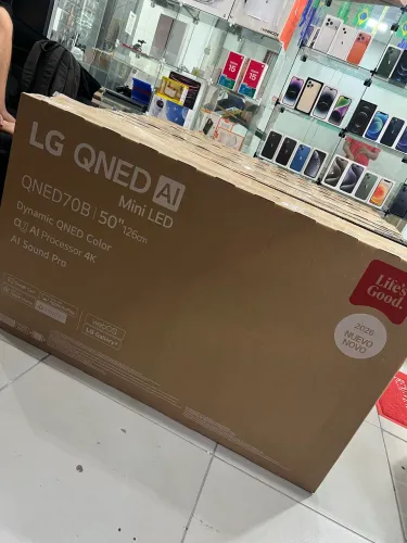 Smart Tv LG 50 polegadas QNED Mini led lacrada