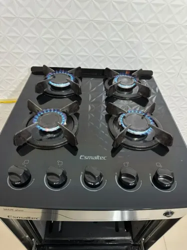 Fogão inox em excelente estado - Entrega grátis em JP 