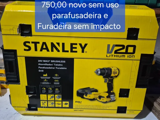 Parafusadeira e Furadeira sem impacto Stanley