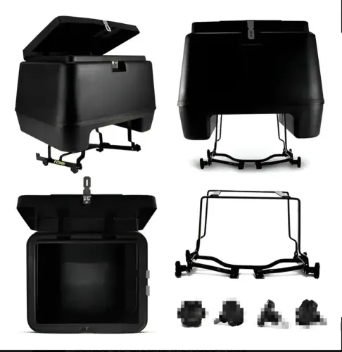 Bau para Carga Pro Tork 80 Litros Preto com Suporte