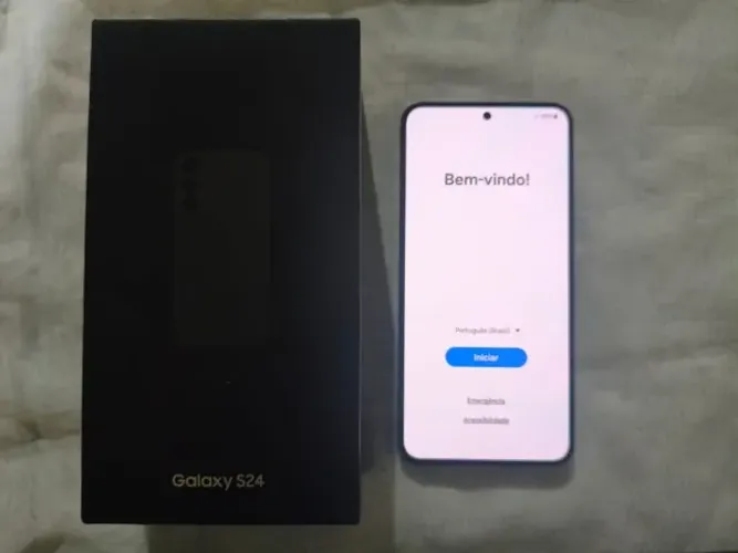 Samsung S24 256gb caixa aberta nunca usado com nota fiscal, carregador original e garantia