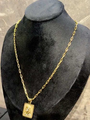 Cordão de ouro Cartier + pingente 42.45g maciço ( LOJA FÍSICA)