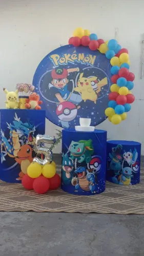 Malha tecido sublimado - Pokémon