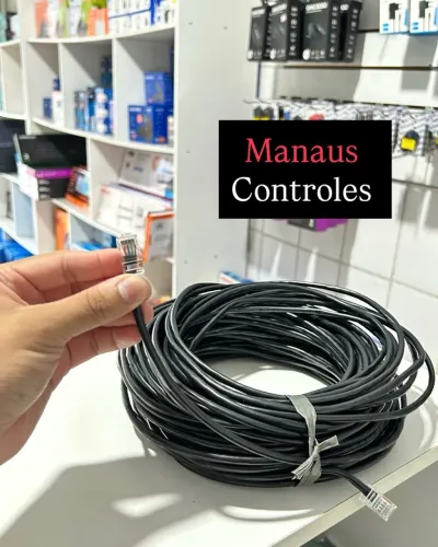 Cabo de Rede Internet de 30 Metros Preto ( Promoção )