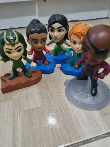 Kit Bonecos Marvel Miniaturas Marvel