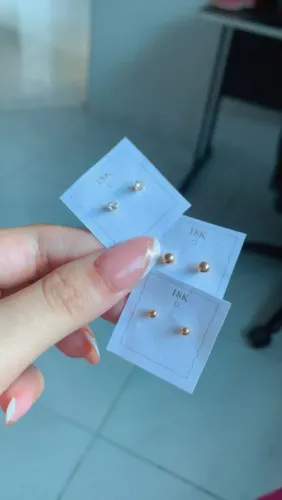 Brinco ouro 18k