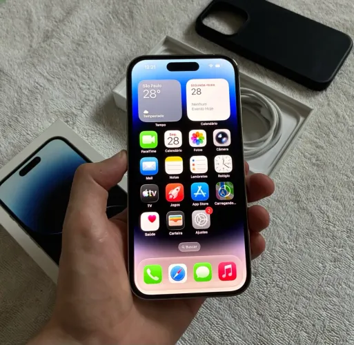 iPhone 14 Pro 128g em perfeito estado/ Completo com capa, Película e carregador.