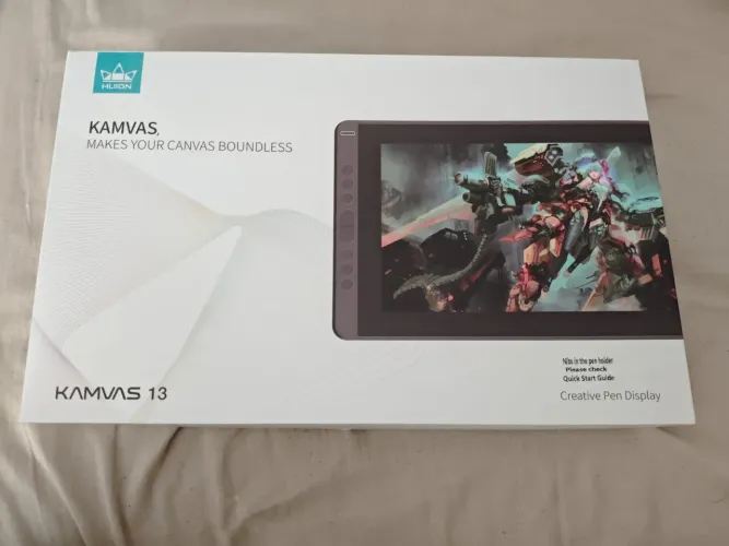 Mesa Digitalizadora com Tela Huion Kamvas 13 - Nova, Nunca Usada