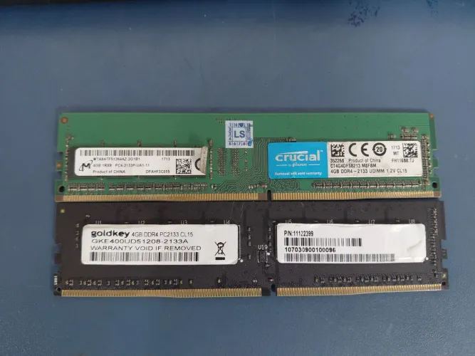 Memória Dd4 8Gb 2x 4Gb 2133 Testadas funcionando 100%