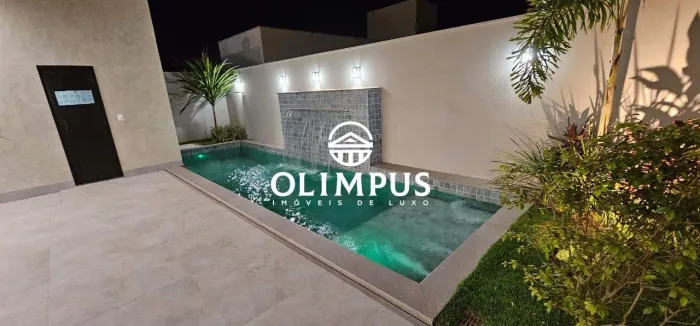 Bela casa estilo sobrado disponível para venda no condomínio Splendido na cidade de Uberlâ