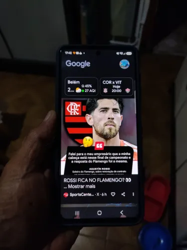 Samsung m 54 128 de memória 8 de ram um fio de cabelo todo original