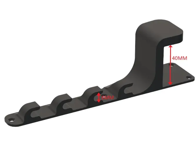 Suportes de parede para arco recurvo