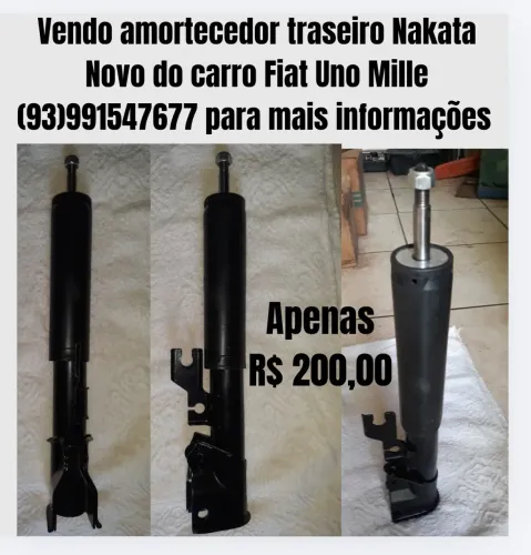 Amortecedor Traseiro do Fiat uno 