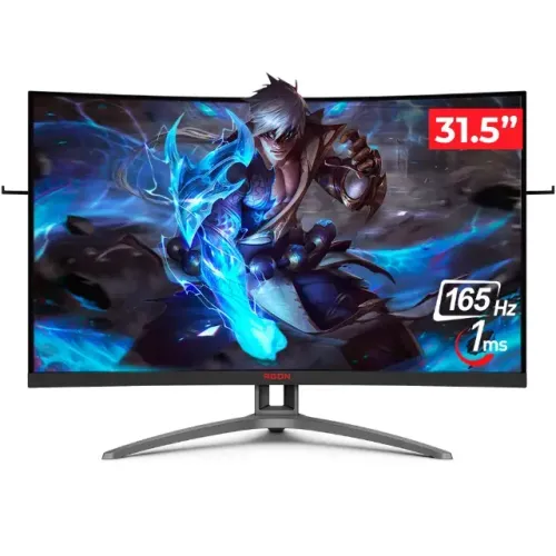 Monitor AOC Agon AG323FCXE 31.5" 165 Hz Curvo Full HD Preto