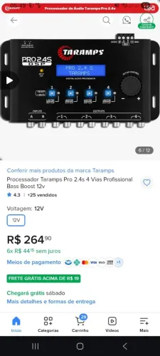 Processador de áudio