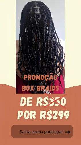 Tranças Box Braids Promoção 