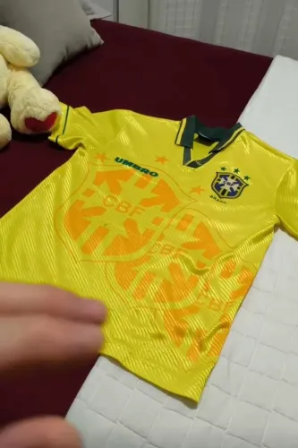 Camisa Seleção Brasileira da Copa 1994 Tetracampeão 