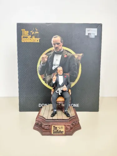 Estátua Don Vito Corleone - O Poderoso Chefão - Iron Studios
