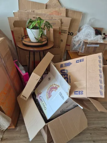 Caixas de papelão para mudança