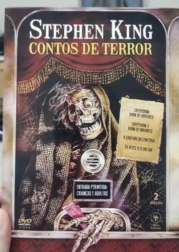 DVD Contos de Terror de Stephen King - Duplo Original Completo