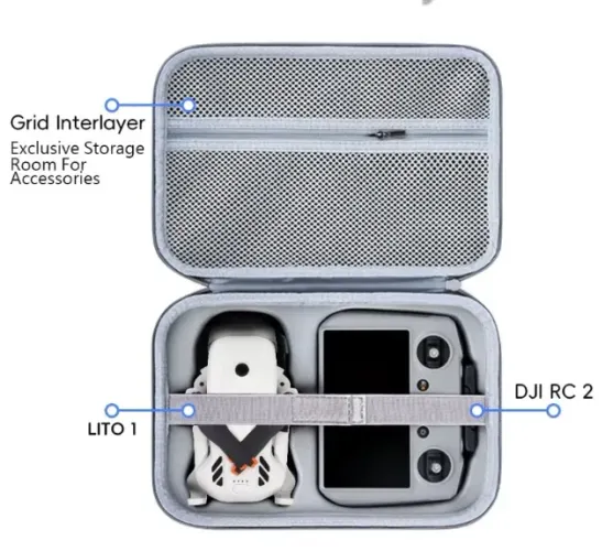Bolsa Estojo de Armazenamento para DJI LITO 1 X1, RC 2