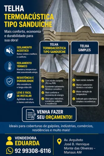 TELHA SANDUÍCHE