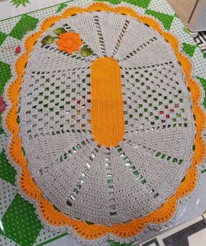 Tapete de crochê
