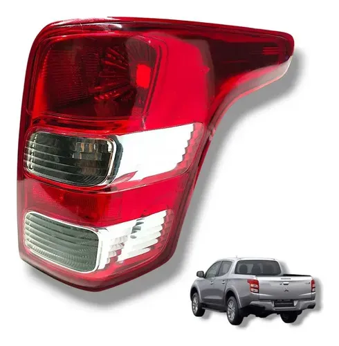 Lanterna Traseira Mitsubishi L200 2016 A 2018 Direita Direito/passageiro Vermelho