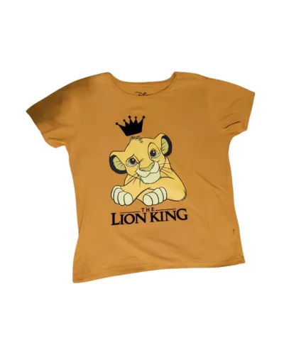 Blusa Rei Leão Simba C&A - Laranja Escuro - Tam M