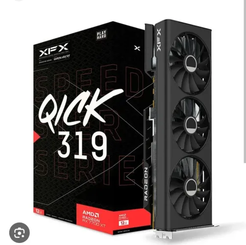 Vendo placa de vídeo rx 6700 xt com caixa e nota fiscal