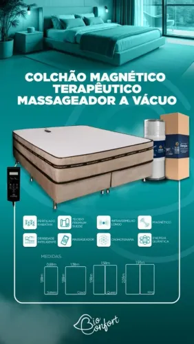 Colchão magnético solteiro 0,88x1,88 VENDA OU TROCA