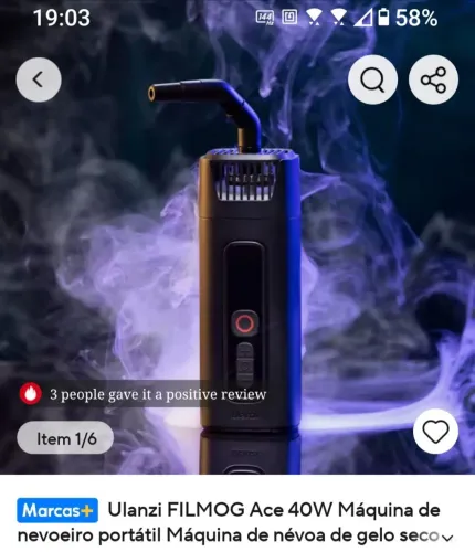 Ulanzi Filmog - Máquina de fumaça FMo2