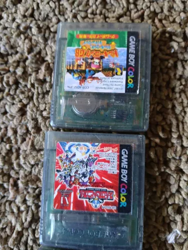 Lote Game Boy Color 8 jogos e 1 memory card