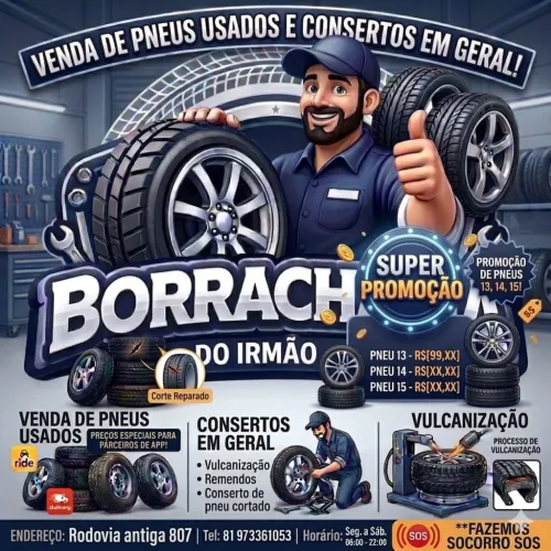 Temos o pneu ideal para o seu veículo 