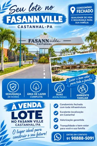 Vendo Lote Cond FASANN VILLE