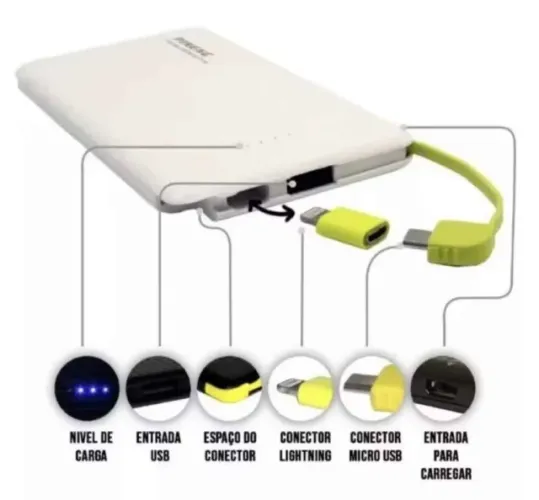 Powerbank para celular, Carregador