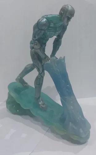 Iceman X-men marvel toy biz + base DC sota vingadores