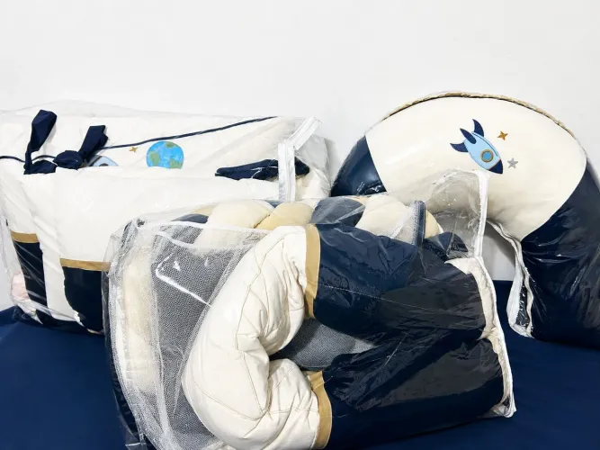 Kit berço tema astronauta