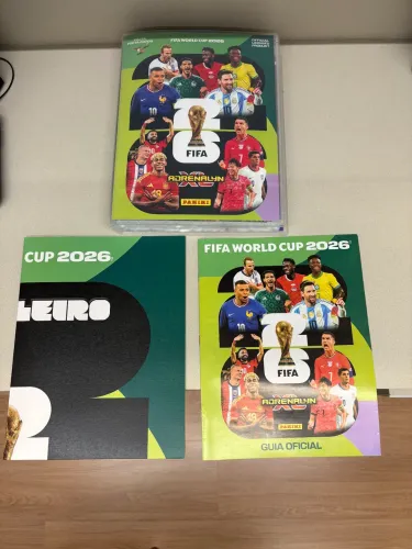 Álbum COMPLETO + ESPECIAIS Adrenalyn XL da Copa do Mundo 2026