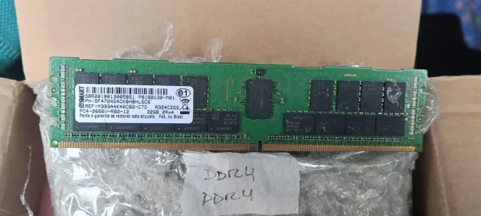 Memória PC4 32gb para servidor - 11 unidades 