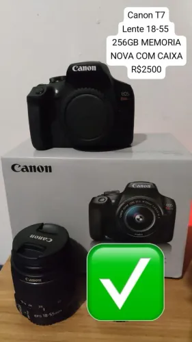 Câmera Canon T7