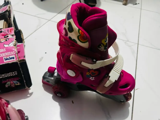 Patins infantil Super Poderosas 