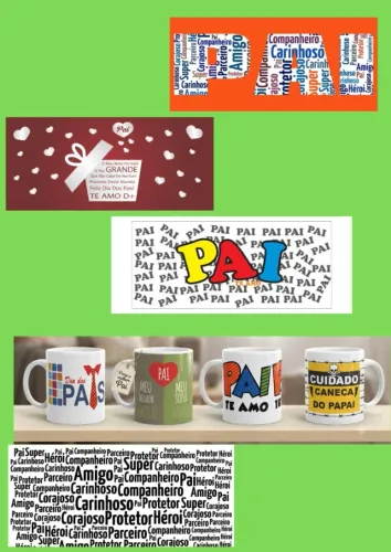 Canecas Personalizadas Dia dos Pais - Vários Modelos Exclusivos!