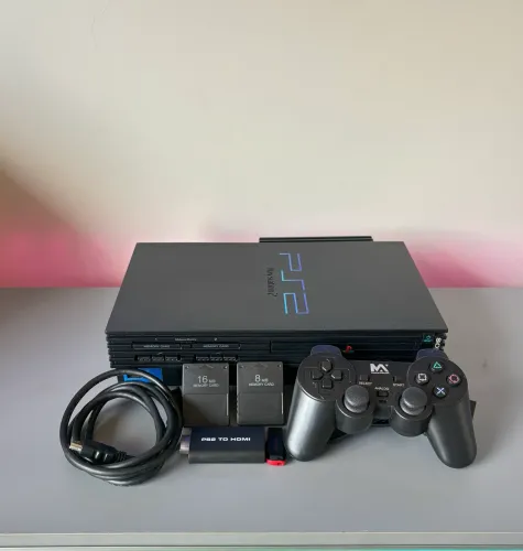 PS2 FAT 50001 Conservado + Network Adapter