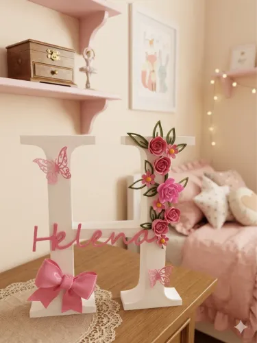 Letreiro Personalizado Nome/ Decoração quarto bebê