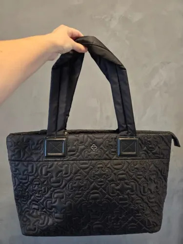 Bolsa Shopper Capodarte Preta em Nylon - Original