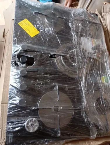 Vende esse fogão de bancada de vidro