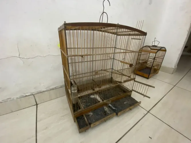 Kit com 3 gaiolas completas